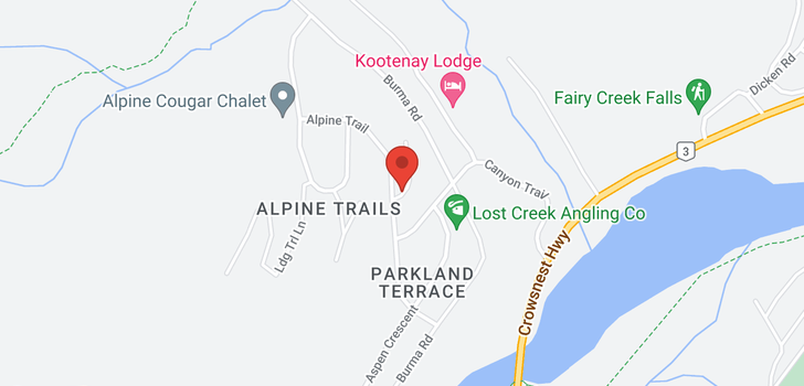 map of 3 ALPINE TRAIL Place